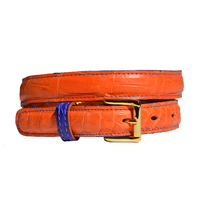 VENICE RED FISH BUCKLE SET WITH WILD CAUGHT FLORIDA ALLIGATOR STRAP