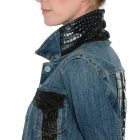 Levi’s® Trucker Jacket embellished with Authentic Alligator in Black Horn Back - Image 3