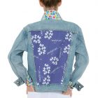 Levi’s® Trucker Jacket embellished with two Autism Symbol Fabrics - Image 4