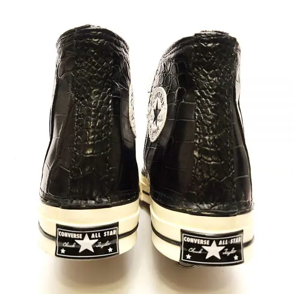 converse crocodile leather