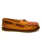 Sperry’s in Tan embellished with Authentic Alligator skin in Cognac - Image 2