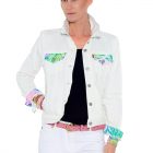 Levi’s® Trucker Jackets embellished with Lilly fabrics. The "PALM BEACH" - Image 2