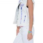 Levi’s® Trucker Vests Embellished with Lilly fabrics. The "Royal Oak Vest" - Image 3