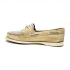 Sperry’s color Ivory embellished with Authentic Python Skin in Natural - Image 2