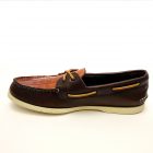 Sperry’s in Brown embellished with Authentic Alligator skin in Cognac - Image 3