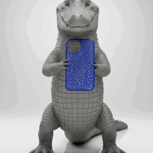 Authentic Alligator Phone Case Gainesville Blue and Orange