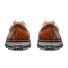 Converse® Low-Top Sneakers embellished with Authentic Alligator Skin in Cognac - Image 4