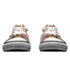 Converse® Low-Top Sneakers embellished with Authentic Alligator Skin in Cognac - Image 3