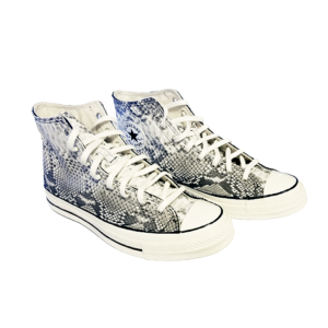 Python skin Converse High Top Sneakers