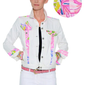 Levi’s® Trucker Jackets embellished with Lilly fabrics. The "CAPE COD"