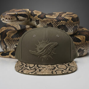 New Era Python /  Miami Camo 33056 Authentic Python Fitted Olive
