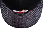 Miami Camo 33132  Authentic Python Hand Painted Red/Black Fitted Cap - Image 5