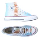 Chuck Taylor's embellished with Miami Camo 33056 Authentic Hand Painted Python Skin - Image 9