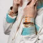 Authentic Natural Python Cuffs & Rings - Image 2