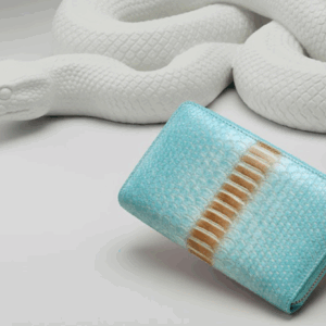 Python Leather Wallet Double Zip - WA - 110