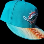 New Era Python  59 FIFTY FITTED / AQUA Cap - Image 3