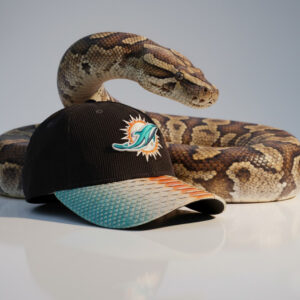New Era Python 9TWENTY ADJUSTABLE Black Embellished Miami Camo 33056