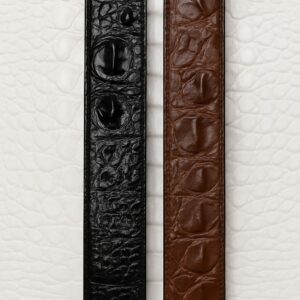 Crocodile Leather Belt Strap – Customizable Men’s Fashion Belt
