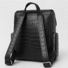 Luxury Crocodile Leather Travel Backpack - Image 3