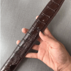 Crocodile Leather Belt Strap – Customizable Men’s Fashion Belt - Image 2