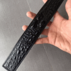 Crocodile Leather Belt Strap – Customizable Men’s Fashion Belt - Image 5