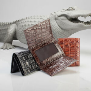 Trifold Crocodile Wallet