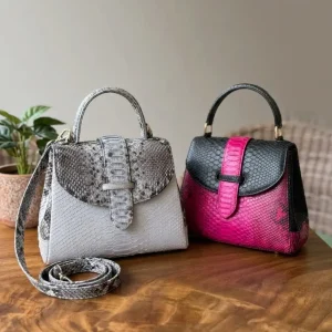 Authentic Python Leather Bag