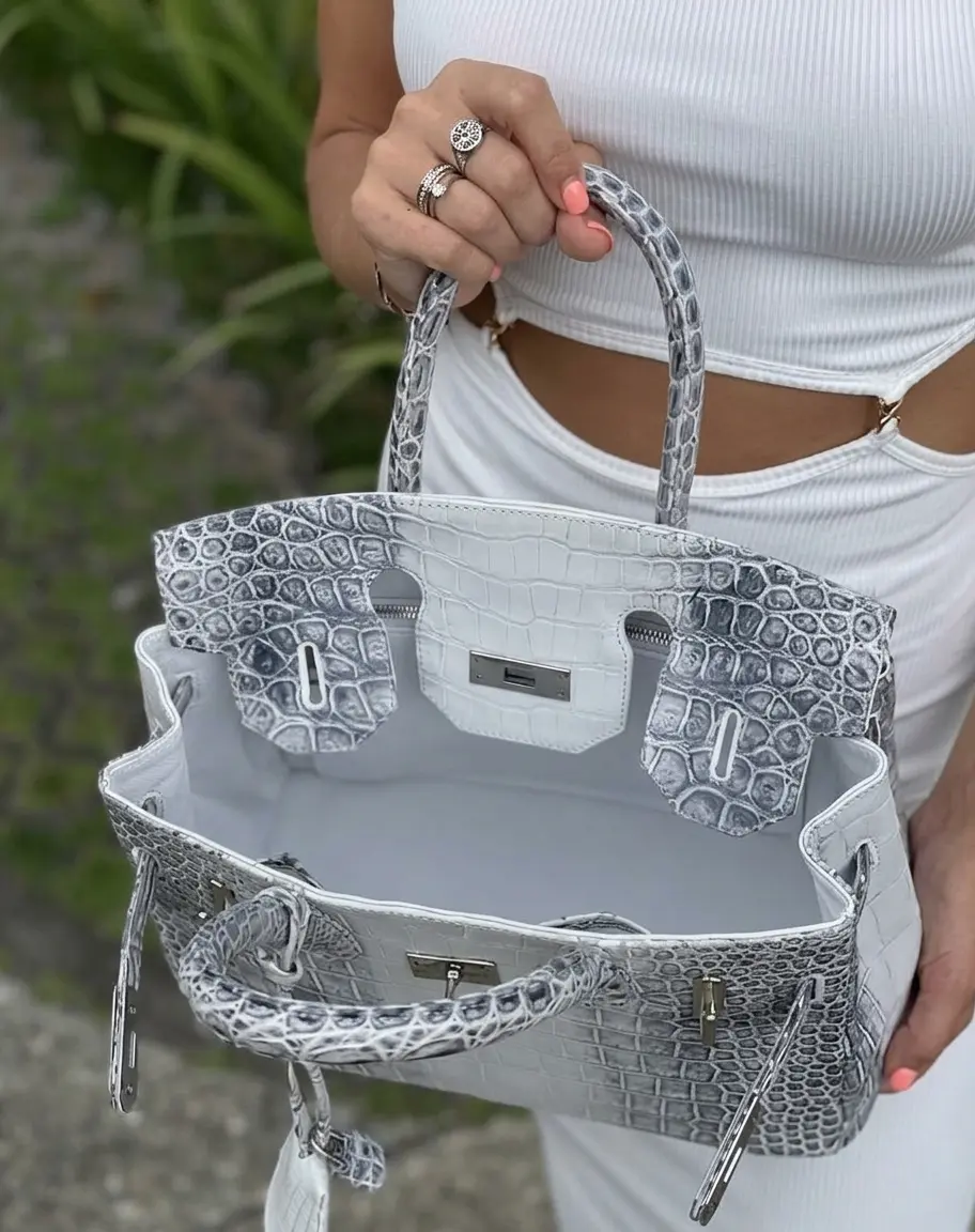 the saint mary himalayan crocodile bag