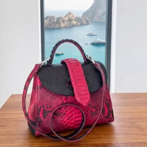 chase python bag black/fuchsia