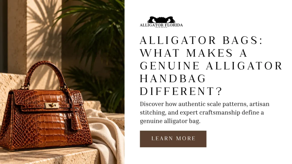 Alligator Bags What Makes a Genuine Alligator Handbag Different