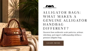 Alligator Bags What Makes a Genuine Alligator Handbag Different