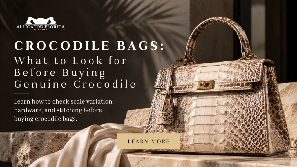 Crocodile Bags: What to Look for Before Buying Genuine Crocodile