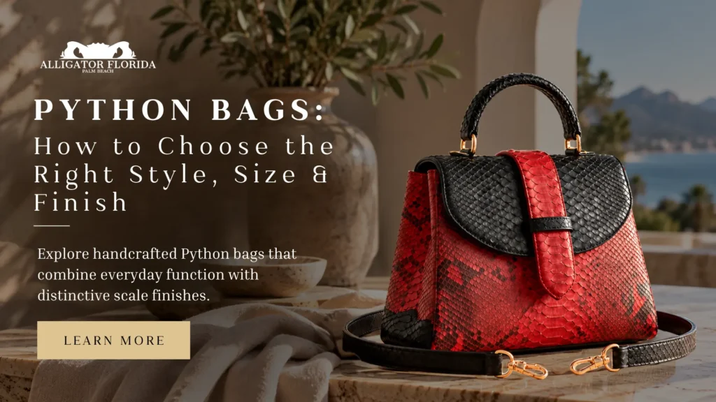 Python Bags: How to Choose the Right Style, Size & Finish